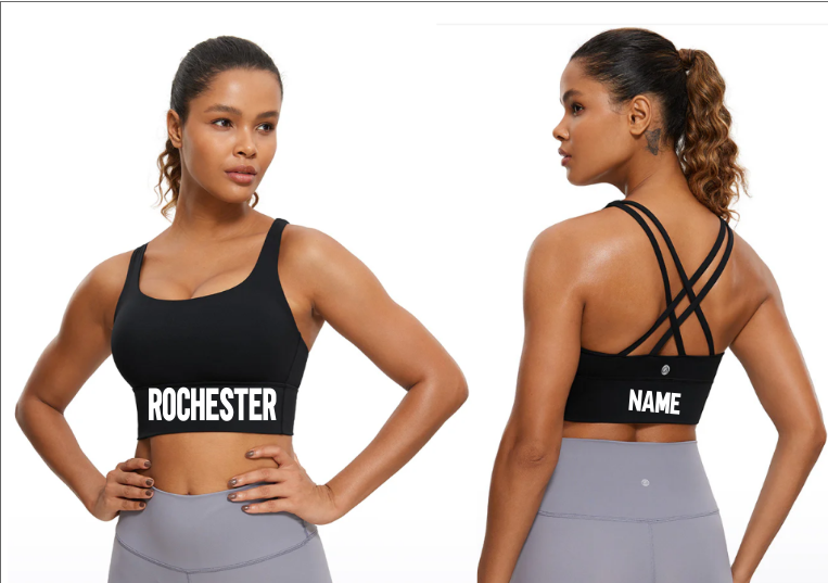 Nakedfeel Strappy Longline Bra Criss Cross Back