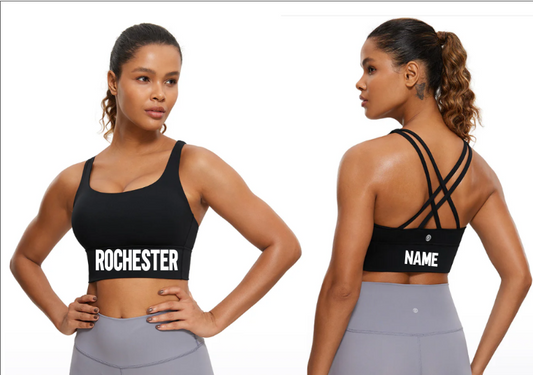 Nakedfeel Strappy Longline Bra Criss Cross Back