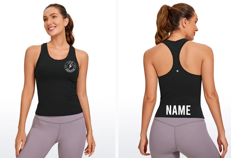 Butterluxe Waist-Length Crewneck Tank Racerback